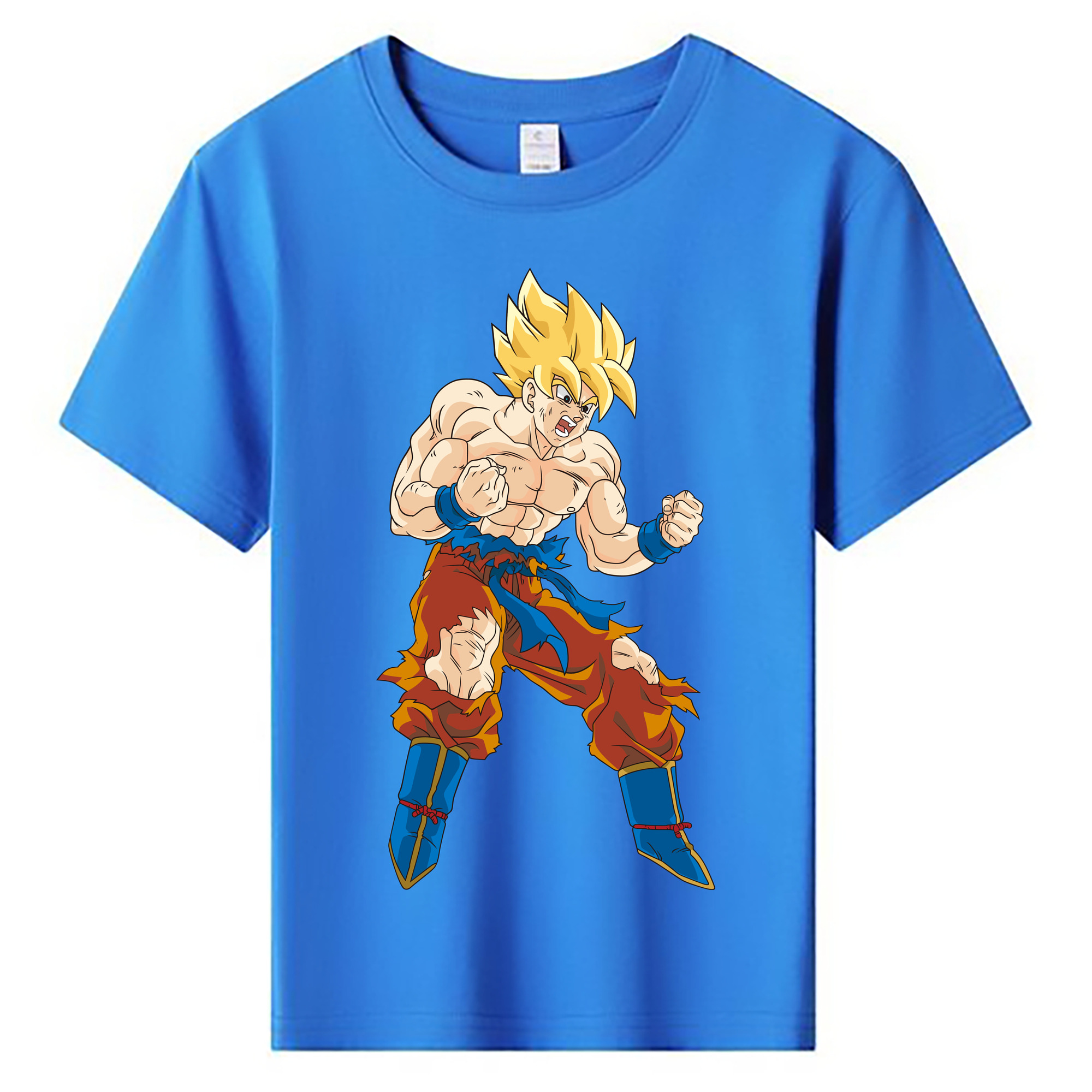 （画像用） ドラゴンボール 孫悟空（そん ごくう）Son Goku カカロット DRAGON BALL Kakarotto 綿100％キッズTシャツ（フロントプリント）